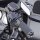 ARLEN NESS Beveled Fusion Griffe schwarz für Harley 96-22