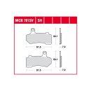 Sinter Street Replacement Brake Pads Sinter Rear