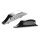 Down & Inside LED License Plate Light Black