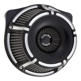 Arlen Ness Slot Track Inverted Luftfilter Kit schwarz für Harley Big Twin 93-17