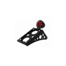 Vertical License Plate Kit with LED Taillight Black Ops