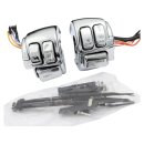 Chrome Switch Housing with Chrome Switches Handlebar...