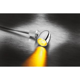 Atto LED Turn Signal Chrome Clear LED