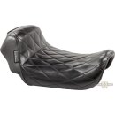 Sprocket Diamond Stitch Seat Black Vinyl