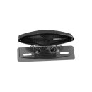 Wide Cateye Taillight Licence Plate Bracket Kit Chrome LED