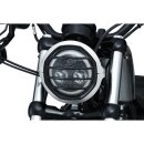 Dillinger Headlight Trim Ring Black Satin