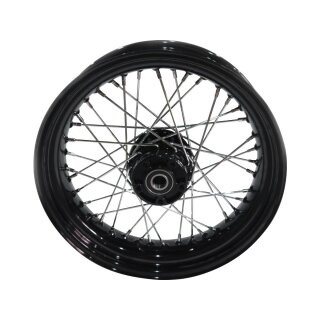 OEM Style 40-Spoke Wheels Black 16" 3,00" Front