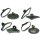 Spear Mirror Set Black