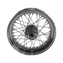 OEM Style 40-Spoke Wheels Chrome 16" 3,00" Front