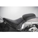 Hot Rod Series Diamond Pillion Pad Black Vinyl