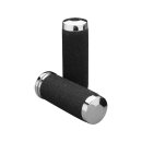 Sof Touch Grips Black Chrome 1" Cable operated