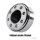 Exhaust,Endcap Donuts Hole, ø 80mm, black
