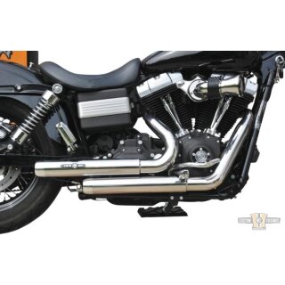Hot Shot E3 Top Chopp Curve Exhaust System Polished