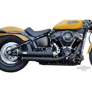 Top Chopp Staggered Exhaust System Show Chrome