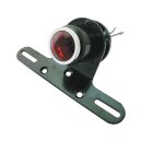 Classic Round Taillight with License Plate Bracket Chrome...