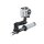 RAM Handlebar Rail Mount, Zinc Coated U-Bolt & 1" Diameter Ball With Custom Gopro Hero Adapter