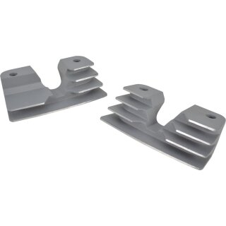 Natural Hi-Lighted Finned Headbolt Covers T/C Carburator 99-06