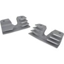 Natural Hi-Lighted Finned Headbolt Covers T/C Carburator...