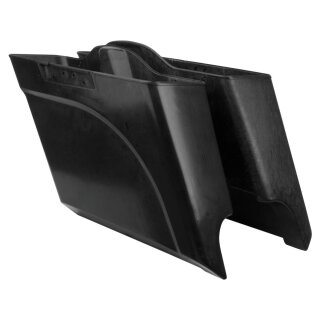 ABS Angled Saddlebag Black Left