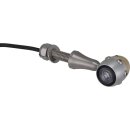 Retro LED Turn Signal V2A Satin stem Black Clear LED