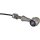 Retro LED Turn Signal V2A Satin stem Black Clear LED