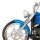 NESS 6° Rake Alu Gabelbrücke für Harley FLST Fatboy Heritage 00-17
