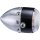 Retro LED Taillight Bezel: satin, Housing: satin Black LED