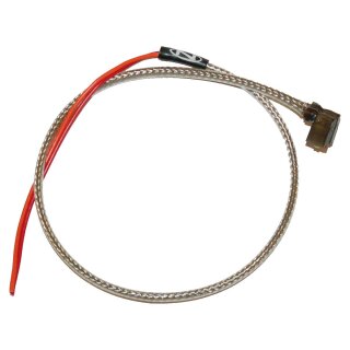Brake Switch Harness, Stainless Braided And Clear Coated