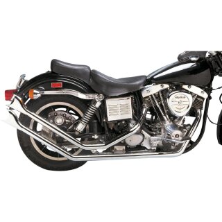Upswept Drag Pipes Exhaust Chrome