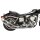 Upswept Drag Pipes Exhaust Chrome