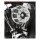 Arlen Ness 10 Gauge Inverted Luftfilter Kit chrom für Harley Dyna Softail 93-17