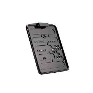 Rick Rod Rear End License Plate Frame with LED License Plate Illumination Austrian Specification Black Anodized