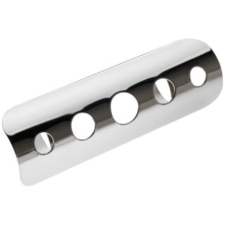 Drilled Exhaust Heat Shield Chrome 1,75"