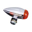 Micro Bullet Notch Turn Signal with Milling Chrome...