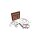 16" Bagger Bar Cable Kit Stainless Steel Clear Coat ABS
