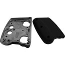 Sculpted Rocker Box Cover Black Powder Coated