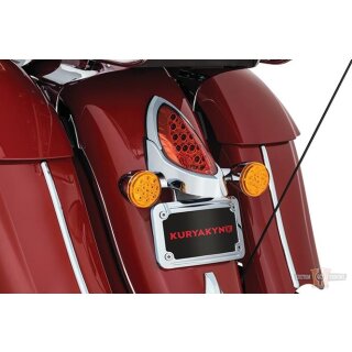LED Curved License Plate Frame with Mount