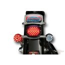 LED Rear Turn Signal Inserts, Bullet Style with Chrome Bezels & Smoke Lenses