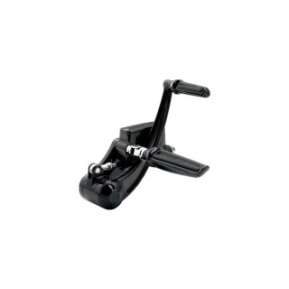 Forward Controls 11/16 Contour, No Pegs, Stock Clevis, Black Forward Control
