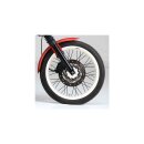TTS Spoke Set, 17" long, black chrome