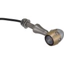 Retro LED Turn Signal V2A Satin stem Black Clear LED