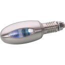 BL 1000 White Turn Signal Polished Clear Halogen