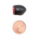 Proton Two LED Turn Signal/Taillight/Brake Light LED, Tinted Lens, Black Metal Housing Black Smoke LED