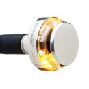 mo.blaze disc LED Bar End Turn Signal Aluminium Polished...