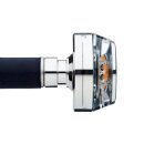 mo.blaze disc LED Bar End Turn Signal Aluminium Polished Clear LED