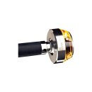 mo.blaze disc LED Bar End Turn Signal Aluminium Polished Clear LED