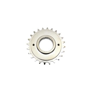 24 Teeth, 1/2" Offset Transmission Sprocket Silver