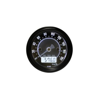 48mm Target Speedometer Scale: 220 km/h; Scale Color: black Black 48.0 mm