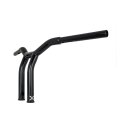 10" Dominator Raked Bar Handlebar Black 1 1/4" Gloss