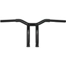 10" Dominator Raked Bar Handlebar Black 1 1/4" Gloss